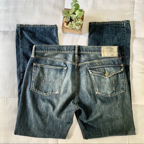 Distressed Polo Jeans - Picture 2 of 6